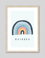 Over the Rainbow Nursery Bedroom Art Print | Childrens Art NZ | The Good Poster Co.