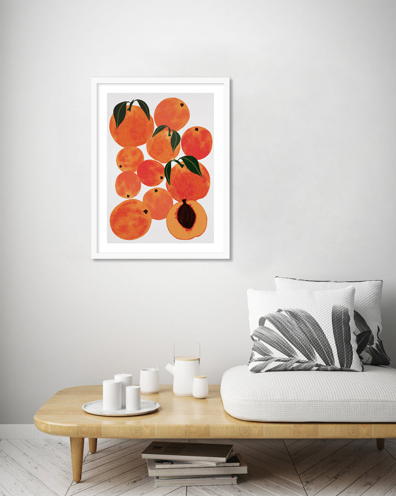 Peach Harvest Art Print by Leanne Simpson