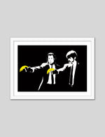 Peel Fiction Art Print by Banksy