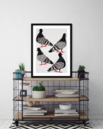 Pigeon Power Art Print by Leanne Simpson
