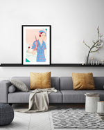 Pink Elegance Art Print by M Renaud