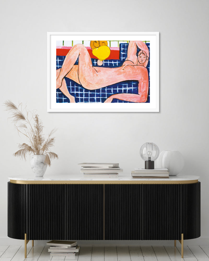 Pink Nude Art Print by Henri Matisse
