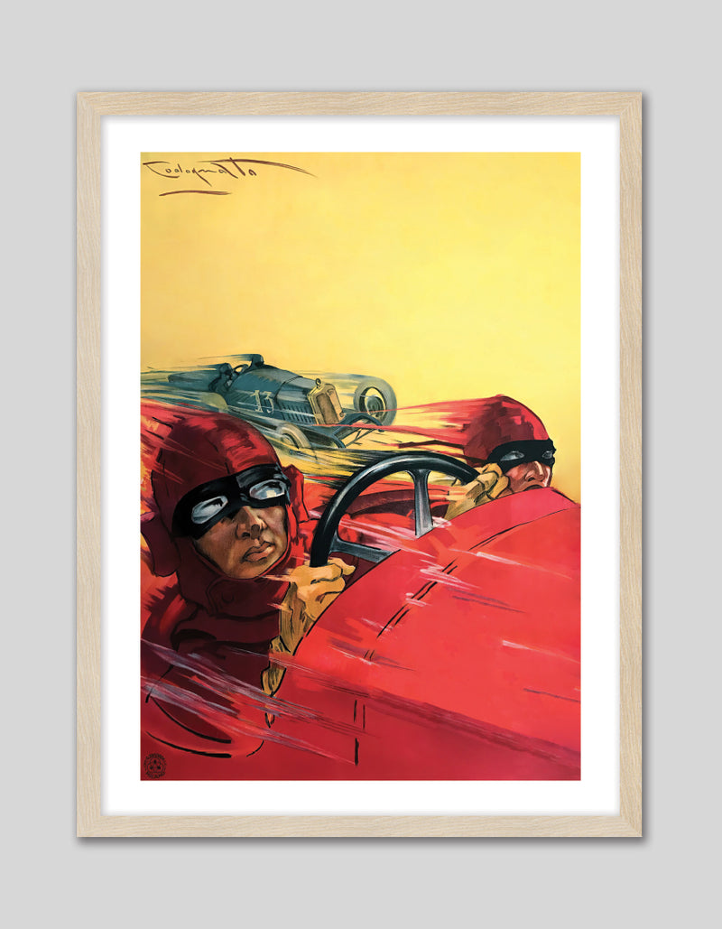 Speed Art Print by Plinio Codognato | Vintage Poster Art | The Good Poster Co.