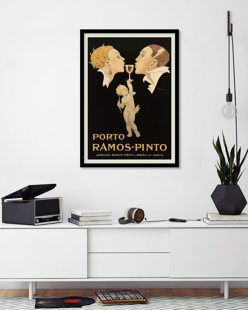 Porto Ramos Pinto by Rene Vincent | Vintage Art NZ | Popular Art NZ | The Good Poster Co.