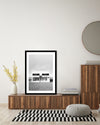 Prada Marfa Photographic Art Print | Fashion Artwork | Black and White Art NZ | The Good Poster Co