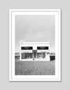 Prada Marfa Photographic Art Print | Fashion Artwork | Black and White Art NZ | The Good Poster Co
