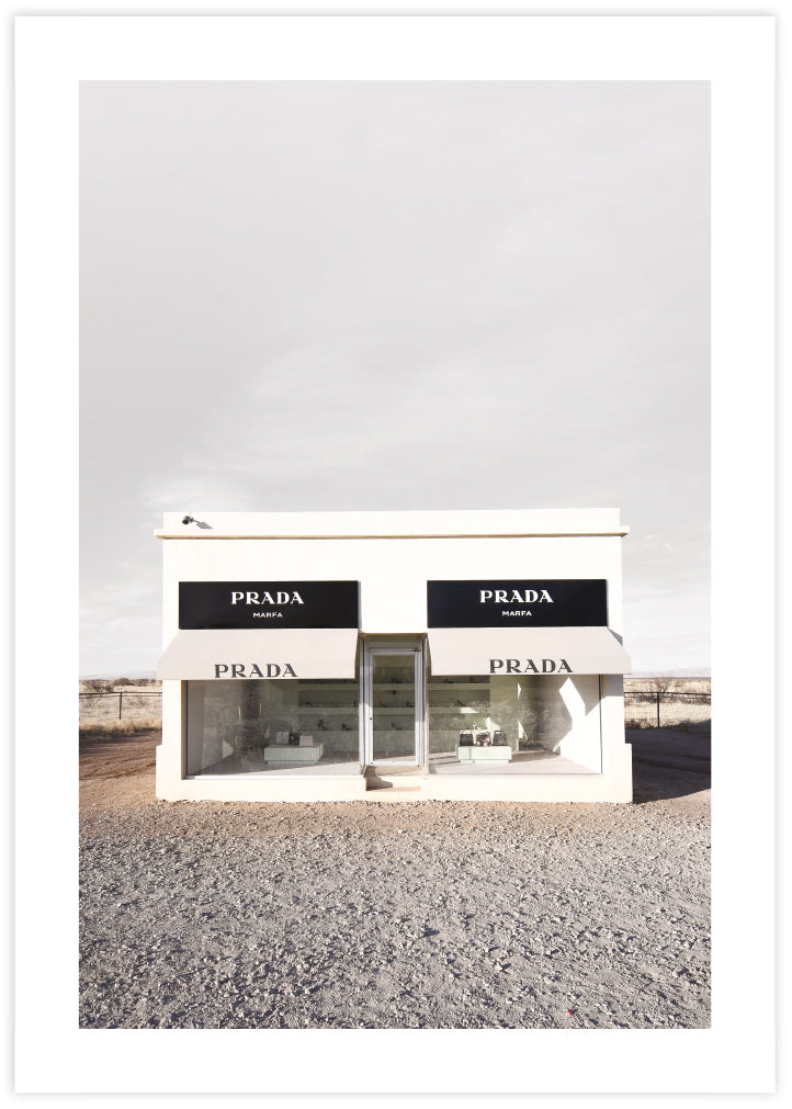 Prada Marfa Photographic Art Print | Fashion Artwork | Contemporary Art | The Good Poster Co.