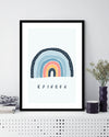 Over the Rainbow Nursery Bedroom Art Print | Childrens Art NZ | The Good Poster Co.