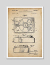 Vintage Record Player Patent Art Print