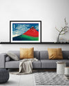 Red Fuji Art Print by Katsushika Hokusai