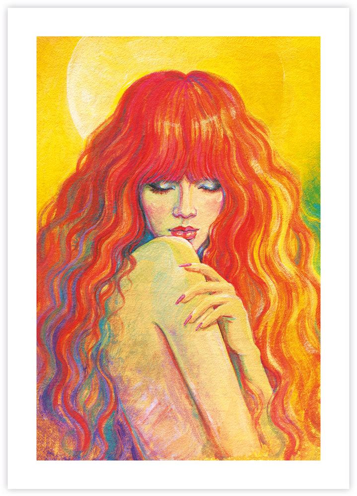 Contemporary Rouge Dreamer Art Print 