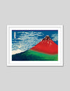 Red Fuji Art Print by Katsushika Hokusai