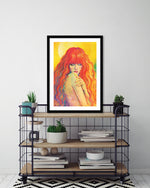 Contemporary Rouge Dreamer Art Print