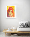 Contemporary Rouge Dreamer Art Print