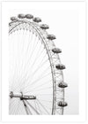 Ferris Wheel Photographic Art Print | Black and White Art NZ | The Good Poster Co.