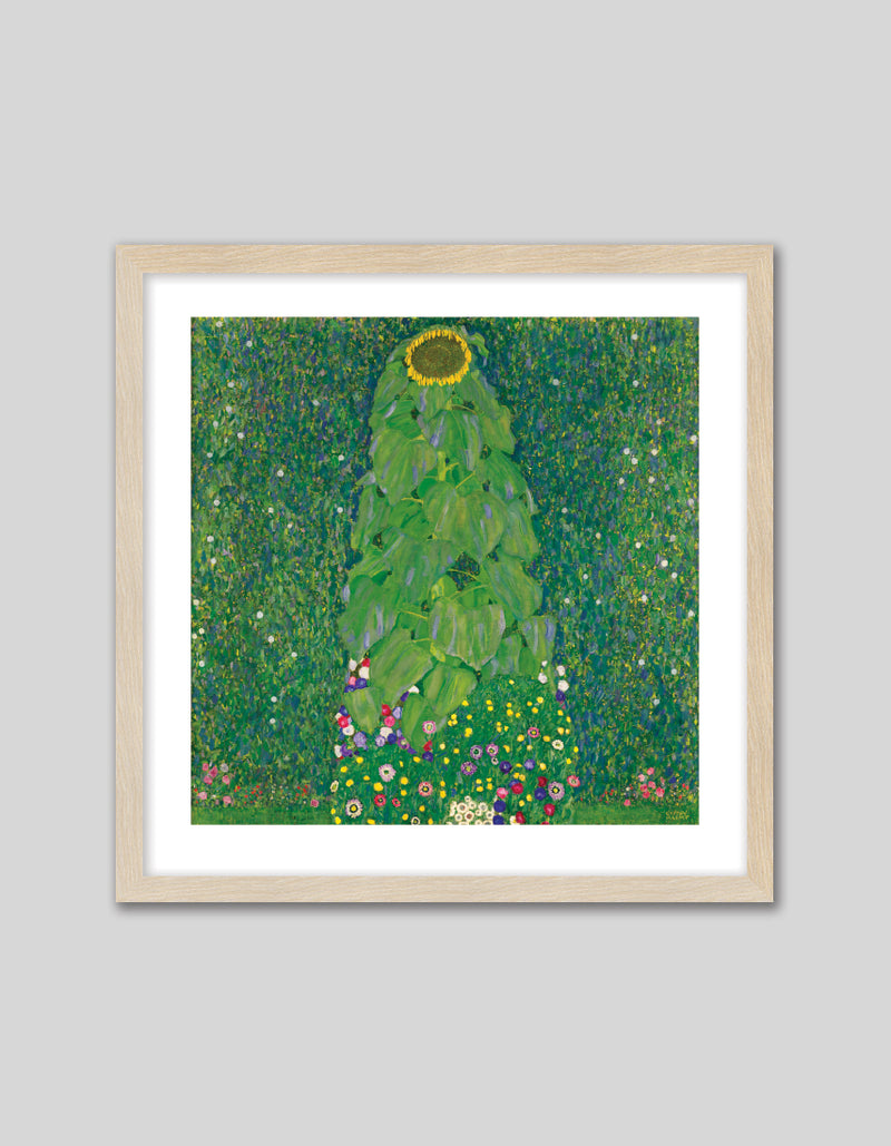 Sonnenblume Art Print by Gustav Klimt