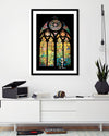 Stained Glass Window Art Print by Banksy - Street Art at The Good Poster Company