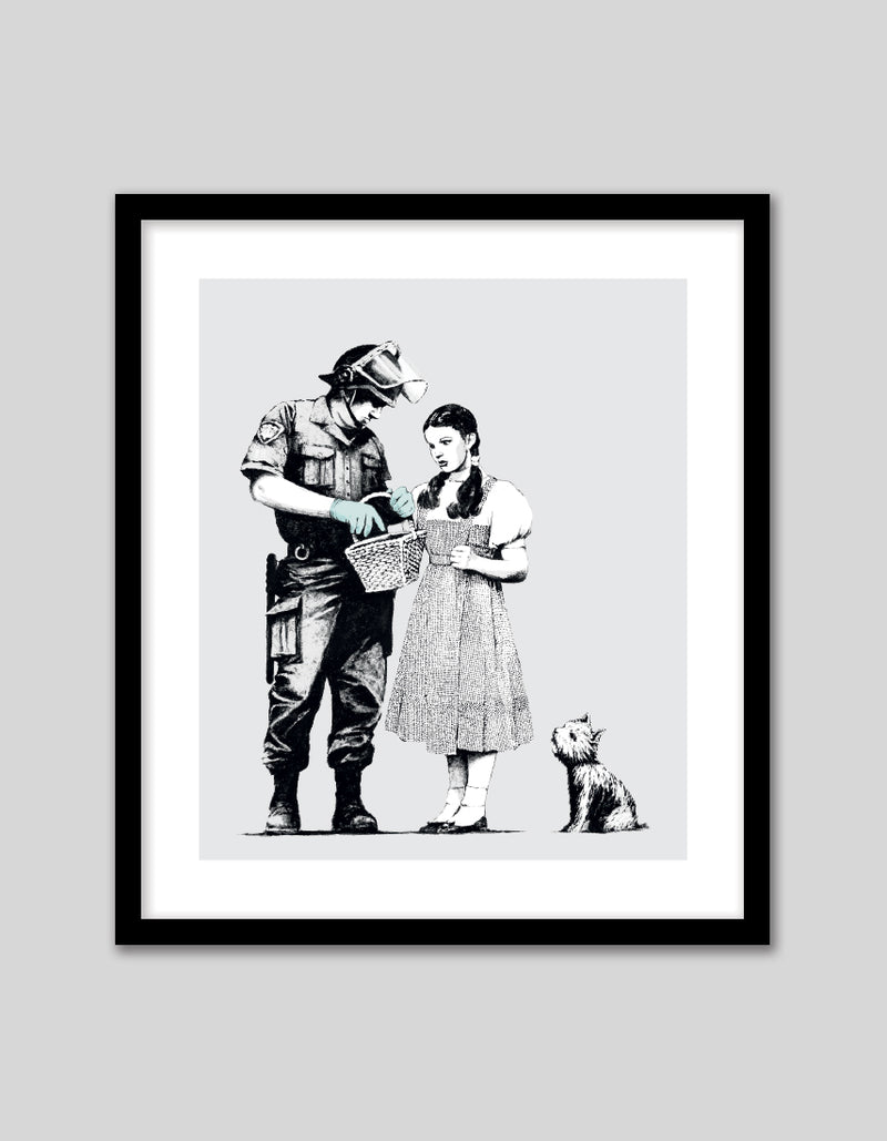 Stop and Search Art Print by Banksy