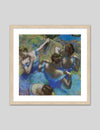 Tänzerinnen in Blau Art Print by Edgar Degas