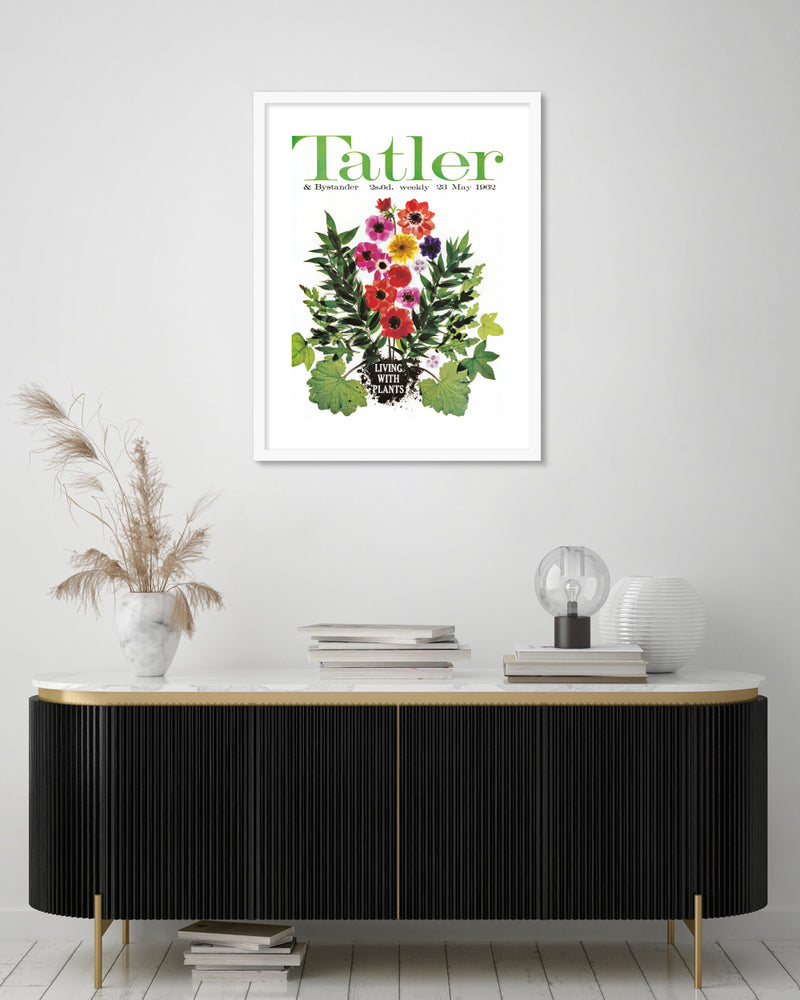 Living with Plants 1962 by Tatler Magazine | Vintage Art NZ | The Good Poster Co.