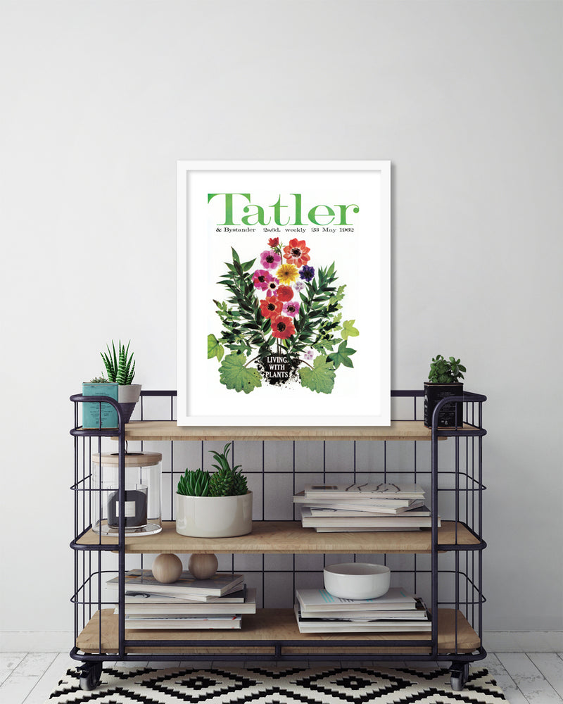 Living with Plants 1962 by Tatler Magazine | Vintage Art NZ | The Good Poster Co.