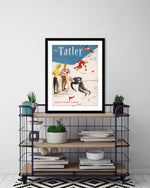 Winter Sports Number 1956 Art Print by Tatler Magazine