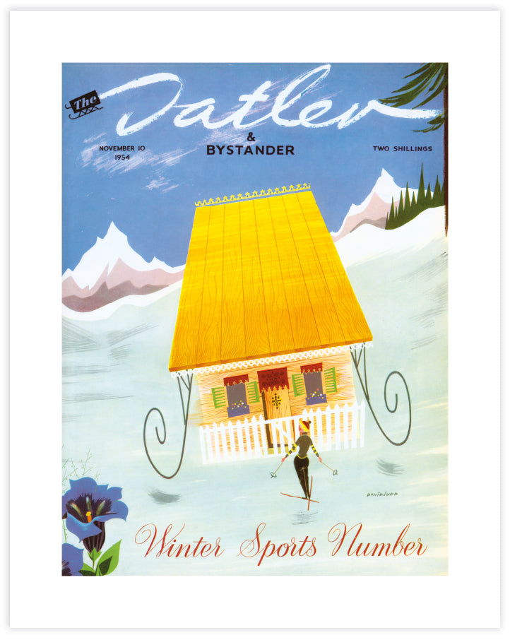Tatler Winter Sports Number 1954 | Vintage Magazine Art | The Good Poster Co.