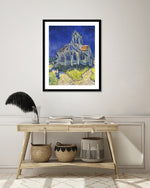 The Church in Auvers Art Print by Vincent van Gogh