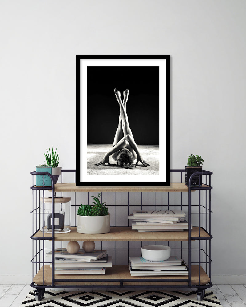 Contemporary The Dancer Art Print | Black and White Art