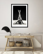 Contemporary The Dancer Art Print | Black and White Art