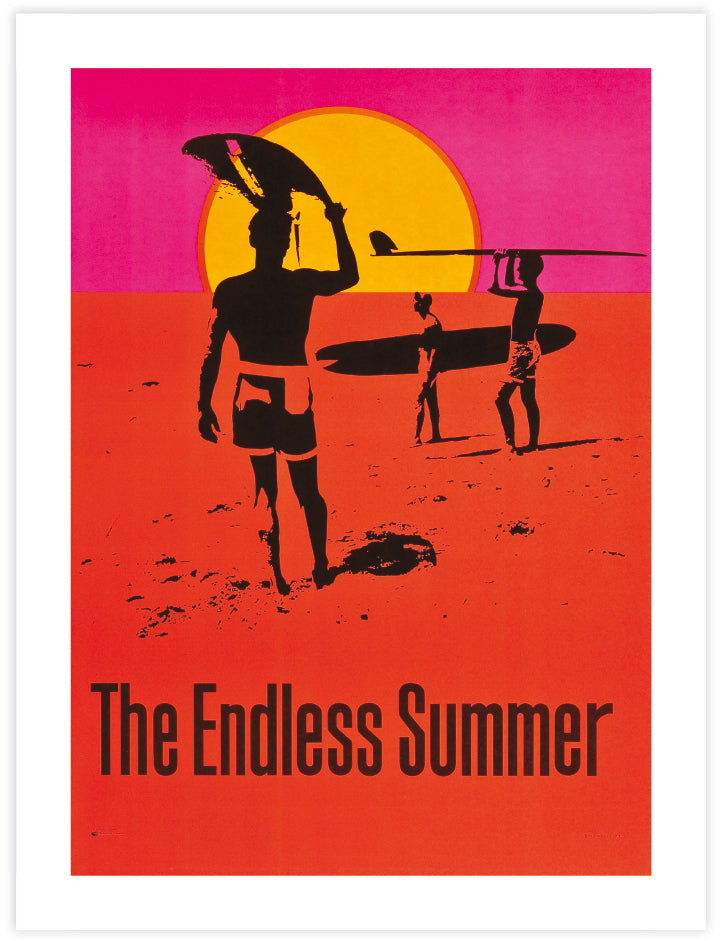 The Endless Summer Art Print by John van Hamersveld | Surf Art Prints | The Good Poster Co.