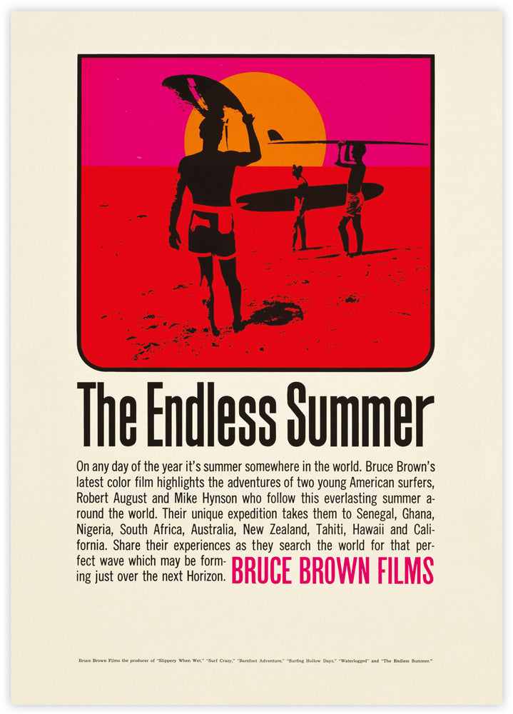 The Endless Summer Art Print by John van Hamersveld