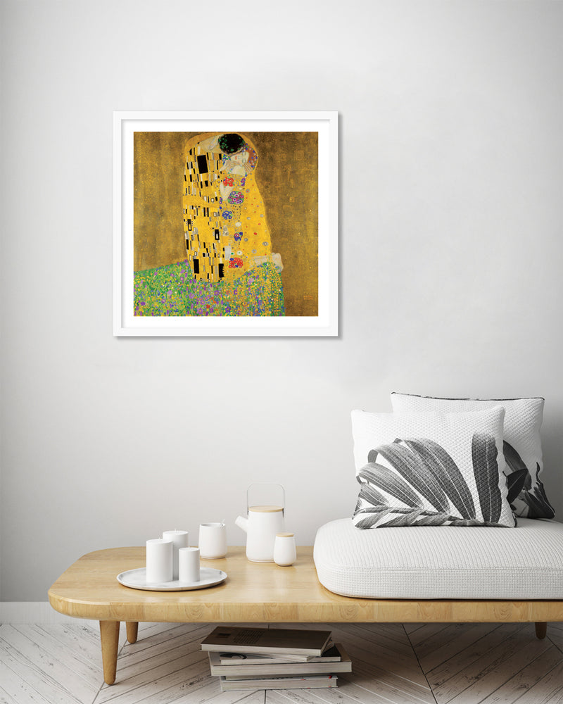 The Kiss Art Print by Gustav Klimt