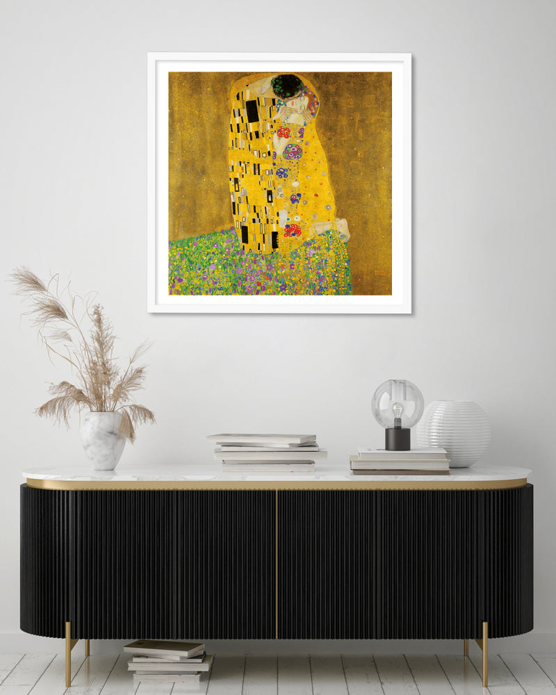 The Kiss Art Print by Gustav Klimt