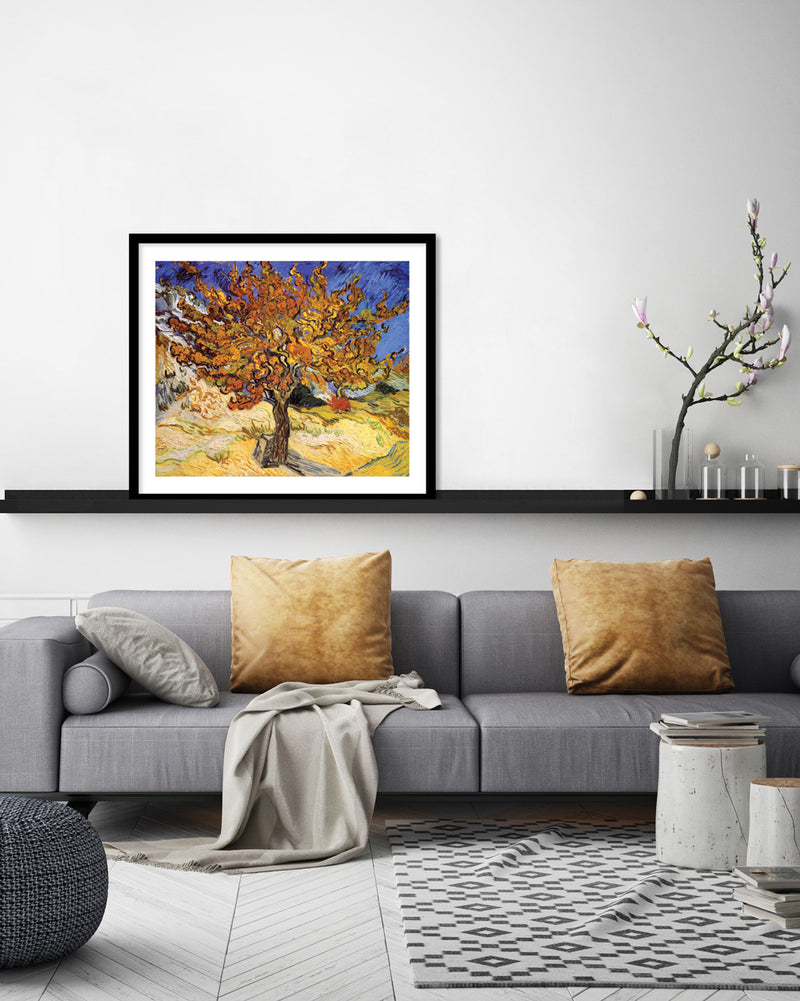The Mulberry Tree Art Print by Vincent van Gogh