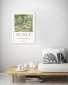 The Water Lily Pond Exhibition Poster by Claude Monet | Claude Monet Art NZ | The Good Poster Co.