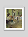 The Ballet Class Art Print by Edgar Degas