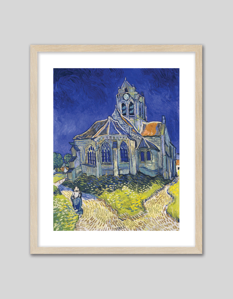 The Church in Auvers Art Print by Vincent van Gogh