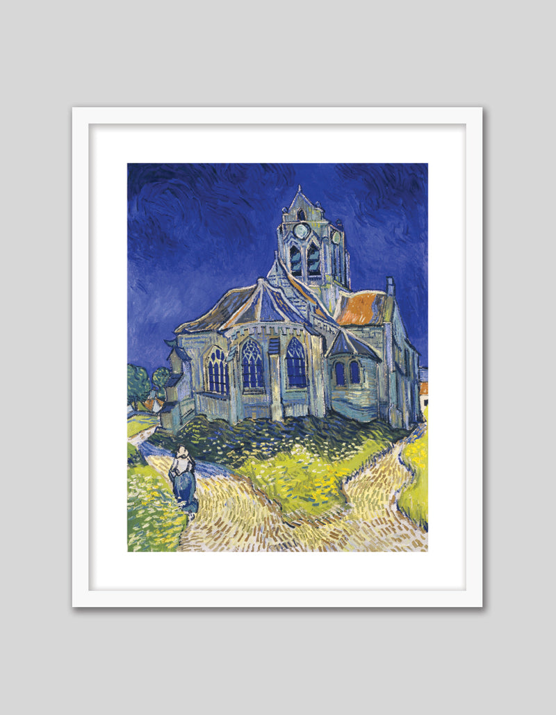 The Church in Auvers Art Print by Vincent van Gogh