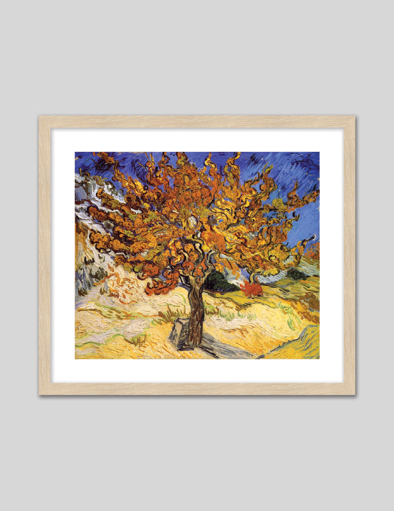 The Mulberry Tree Art Print by Vincent van Gogh