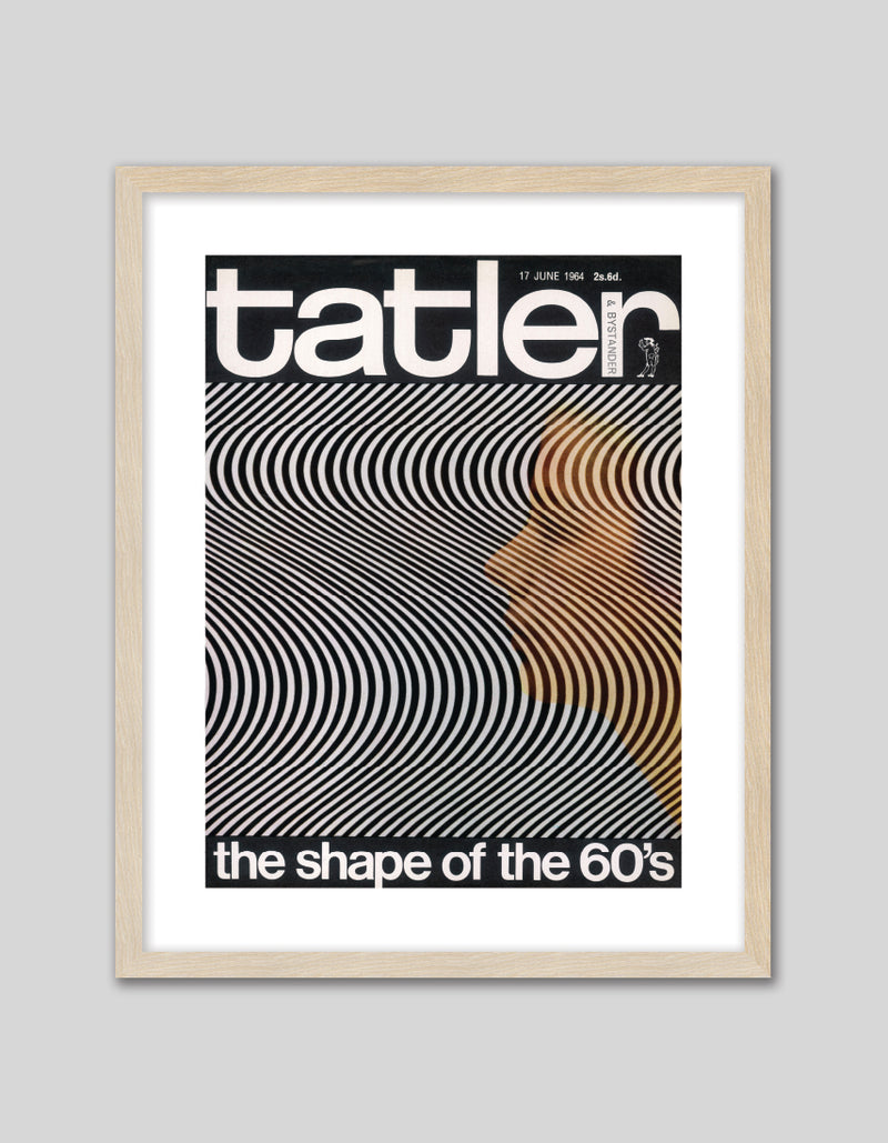 The Shape of the 60s Art Print by Tatler Magazine