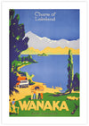 Wanaka Travel Poster | Vintage Posters | The Good Poster Co.