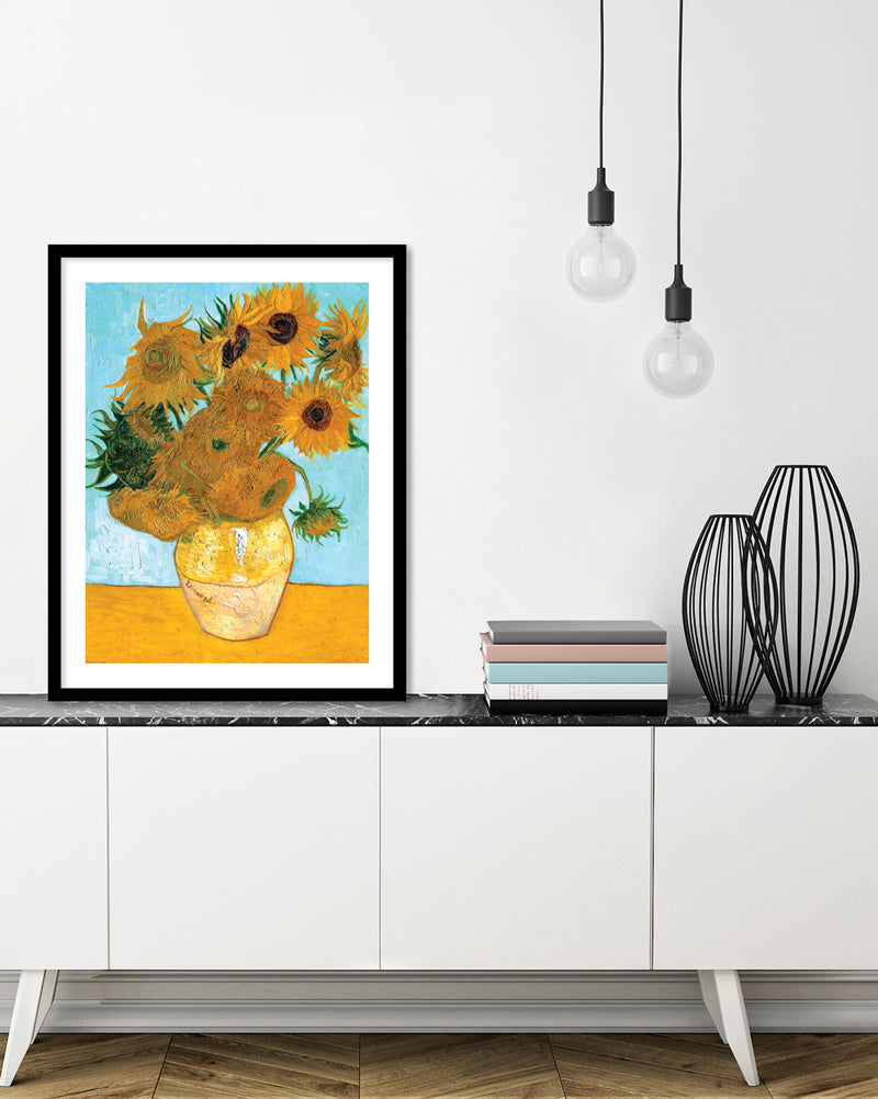 Twelve Sunflowers Art Print by Vincent van Gogh