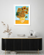 Twelve Sunflowers Art Print by Vincent van Gogh