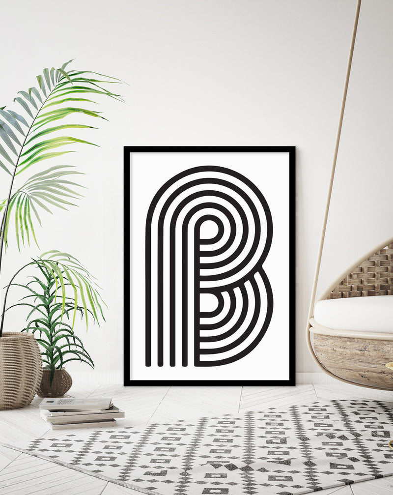 Typography Art Print | Black and White Art NZ | The Good Poster Co.