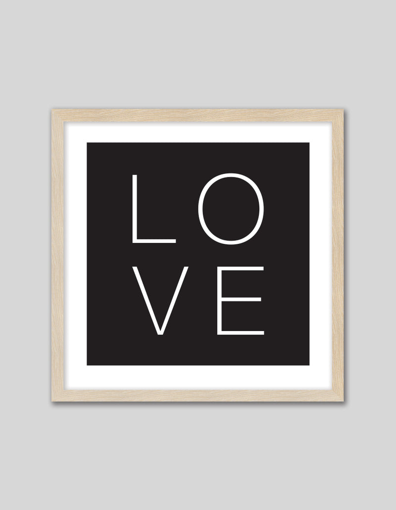 Typography Art Prints NZ | Black and White Art | The Good Poster Co.