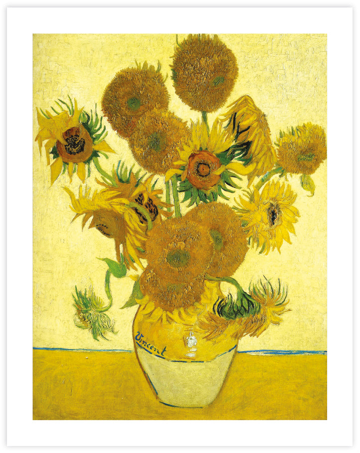 Fifteen Sunflowers Art Print by Vincent van Gogh | Van Gogh Art | The Good Poster Co.