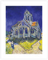 The Church in Auvers Art Print by Vincent van Gogh