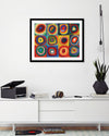 Colour Study Square with Concentric Circles Art Print by Wassily Kandinsky | Abstract Art | The Good Poster Co.