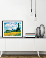 Wheat Field with Cypresses by Vincent van Gogh | Smash Crab 